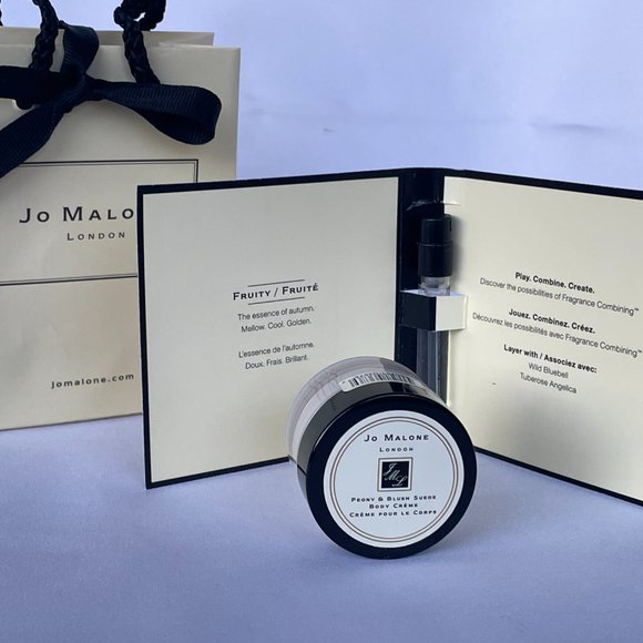 Jo Malone Peony Blush Body Cream + English Pear Sample, 2pc, NEW - Picture 6 of 14